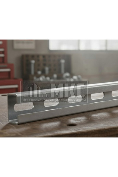 С-профиль оцинкованный перфорированный К108 40x20x2500-2,0 С-профиль оцинкованный перфорированный К108 40x20x2500-2,0