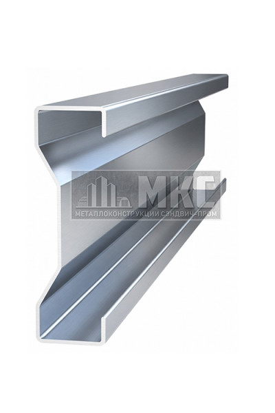 Сигма-профиль оцинкованный 2,5 мм 180x55x3000