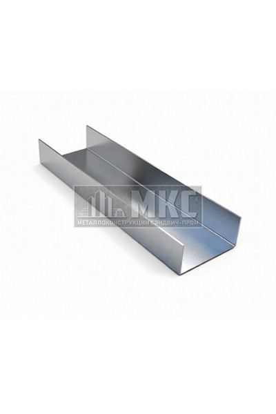 U-профиль оцинкованный 70x55x3000-1,0 мм,