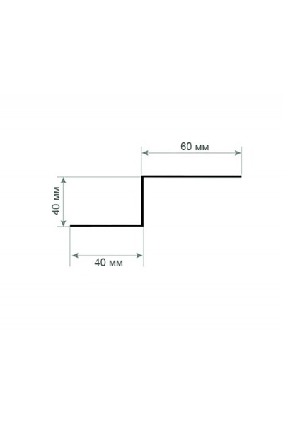 Z-профиль оцинкованный перфорированный К241 62x32x3000-1,5 мм