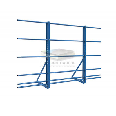 Ограждение с Фальц. креплением ОЦ H=1200 L=2000мм с 4-я доп.трубами (ТУ)