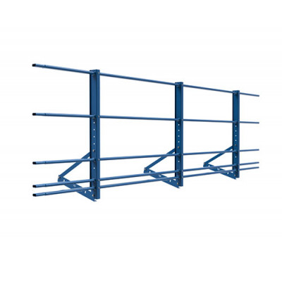 Ограждение ROLLED на Фальц. кровлю ZN H=900мм L=3000мм со снегозадержанием с 1-й доп. трубой
