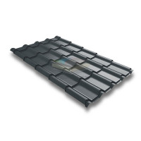 Металлочерепица Камея 0.5 RAL7016 Satin