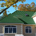 Металлочерепица Камея 0.45 RAL6002 Полиэстер