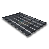 Металлочерепица Кредо 0,5 RAL7024 Satin