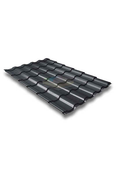 Металлочерепица Кредо 0,5 RAL7024 Satin