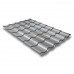 Металлочерепица Кредо 0,5 RAL7004 Satin