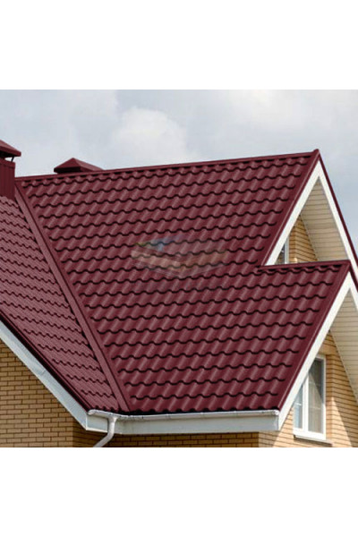 Металлочерепица Кредо 0,5 RAL3005 Satin