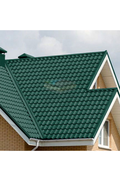 Металлочерепица Кредо 0,5 RAL6005 Satin