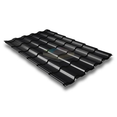 Металлочерепица Кредо 0,5 RAL9005 Rooftop Matte