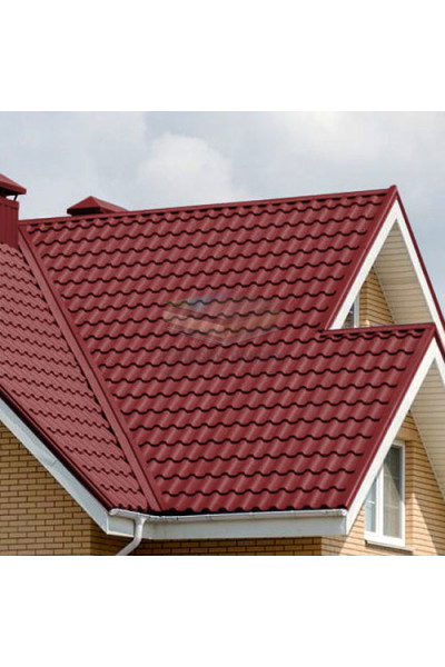 Металлочерепица Кредо 0,5 RAL3011 Satin