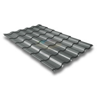 Металлочерепица Кредо 0,45 RAL7005 Полиэстер