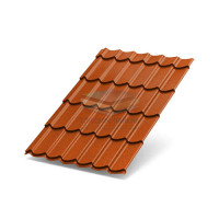 Металлочерепица Ламонтерра XL 0.5 Copper/Copper AGNETA-20