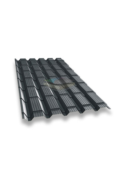 Металлочерепица Квадро профи 0,5 RAL7016 Quarzit Pro Matt