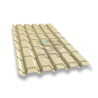 Металлочерепица Монкатта 0,45 RAL1014 Полиэстер