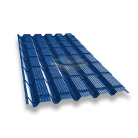 Металлочерепица Квадро профи 0,5 RAL5005 Satin