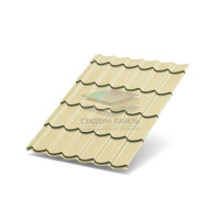 Металлочерепица Ламонтерра X 0.4 RAL1014 Полиэстер