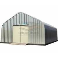 Ангар разборный быстровозводимый модель A 12.2x5.3, 3.6x3.6, 3.0