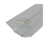 Планка ендовы верхняя 76х76х2000-0.5 Ral 9006 Norman