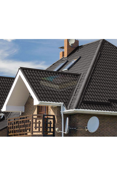 Планка ендовы верхняя 76х76х2000-0.5 Ral 8019 Viking E