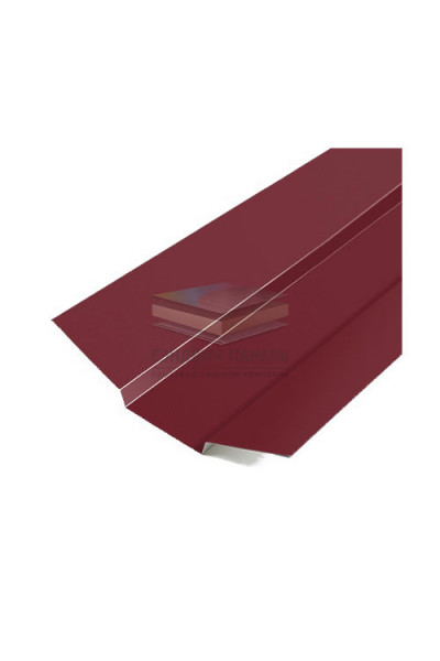 Планка ендовы верхняя 76х76х2000-0.45 Ral 3005 Viking
