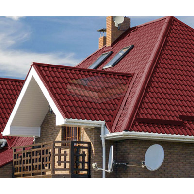 Планка ендовы верхняя 76х76х2000-0.5 Ral 3011 ПРМ
