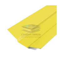 Планка ендовы верхняя 76х76х2000-0.5 Ral 1018 Полиэстер