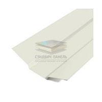 Планка ендовы верхняя 76х76х2000-0.45 Ral 9003 Полиэстер