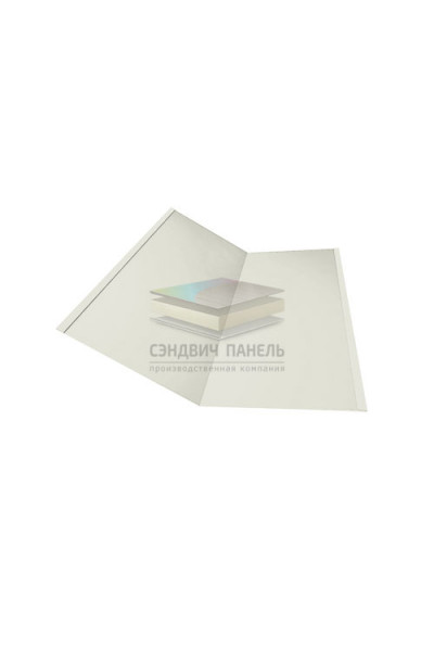 Планка ендовы нижняя 298х298х2000-0.5 Ral 9010 ПЛ