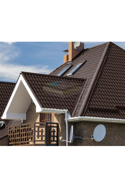 Планка ендовы верхняя 76х76х2000-0.5 Ral 8017 PURETAN
