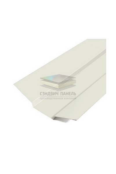 Планка ендовы верхняя 76х76х2000-0.5 Ral 9003 Norman