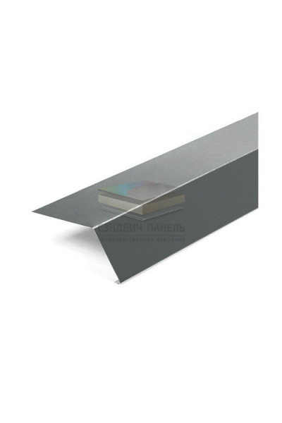 Планка карнизная 135х50 0,45 RAL7005 Полиэстер с пленкой