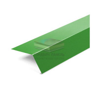 Карнизная планка 100х69х2000-0.5 RAL6018 Norman