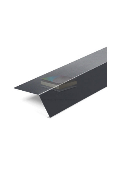 Планка карнизная 100х60 0,5 RAL7024 Atlas X с пленкой