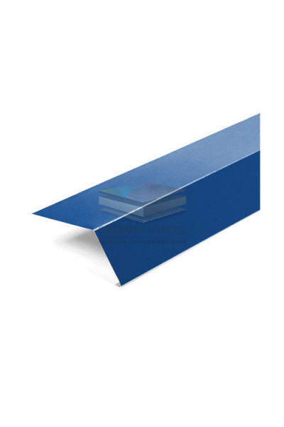 Планка карнизная 135х50 0,5 RAL5005 Satin с пленкой