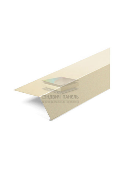 Планка карнизная 135х50 0,45 RAL1015 Полиэстер с пленкой