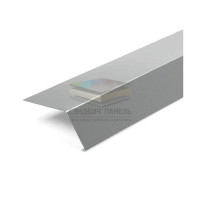 Карнизная планка 100х69х2000-0.5 RAL9006 Полиэстер