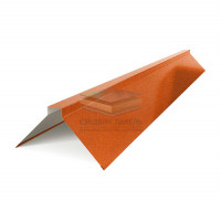 Планка конька плоского 150х150х2000-0.5 CopperCopper AGNETA