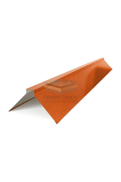 Планка конька плоского 150х150х2000-0.5 CopperCopper AGNETA