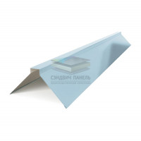 Планка конька плоского 150х150х2000-0.5 Met.Blue Призма