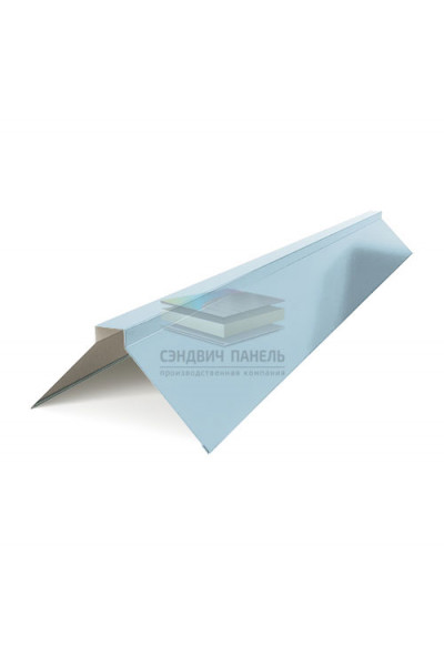 Планка конька плоского 150х150х2000-0.5 Met.Blue Призма