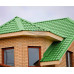 Планка конька плоского 190х190х2000-0.45 RAL6018 Полиэстер