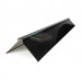 Планка конька плоского 120х120х2000-0.5 RAL9005 PURMAN