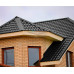 Планка конька плоского 120х120х2000-0.5 RAL9005 PURMAN