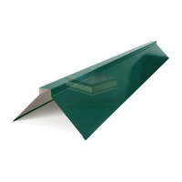 Планка конька плоского 190х190х2000-0.5 RAL6005 Norman