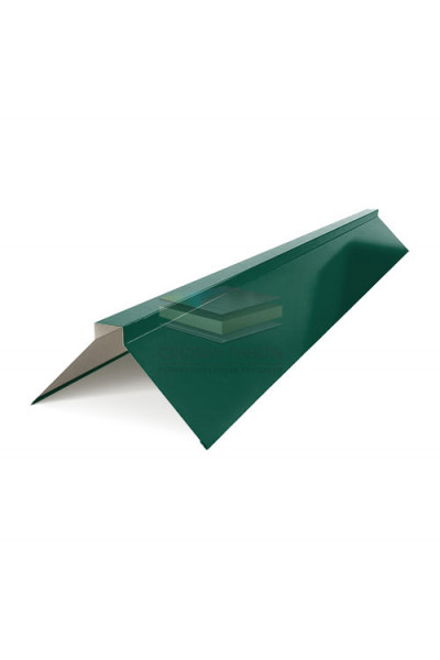 Планка конька плоского 190х190х2000-0.5 RAL6005 Norman