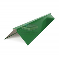 Планка конька плоского 120х120х2000-0.45 RAL6002 Полиэстер