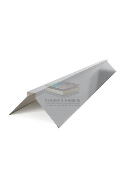 Планка конька плоского 190х190х2000-0.5 RAL7004 Norman