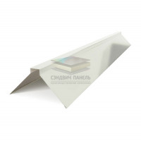 Планка конька плоского 120х120х2000-0.5 RAL9002 Полиэстер