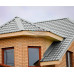 Планка конька плоского 190х190х2000-0.45 RAL9006 Полиэстер